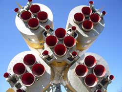 Baikonur der russische Weltraumbahnhof
