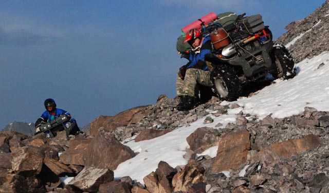 ATV 4x4 off road adventure tour to Kegety Pass and into the Konortchok canyons