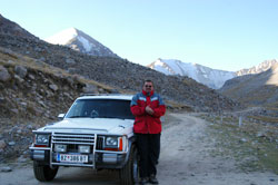 La autopista de Parmir en Kirgistan