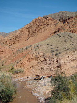 ATV nel Konortchok Canyon